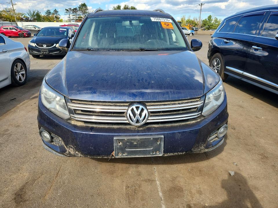 70867316 :رقم المزاد ، WVGBV3AXXDW599043 vin ، 2013 Volkswagen Tiguan مزاد بيع