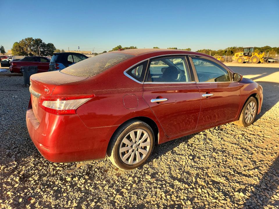 71283956 :رقم المزاد ، 3N1AB7AP0FL654319 vin ، 2015 Nissan Sentra مزاد بيع