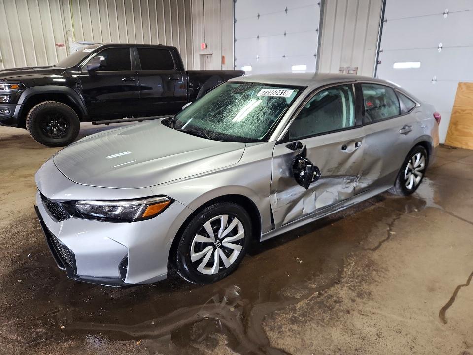 2025 Honda Civic მანქანა იყიდება აუქციონზე, vin: 2HGFE2F26SH597509, აუქციონის ნომერი: 72360416