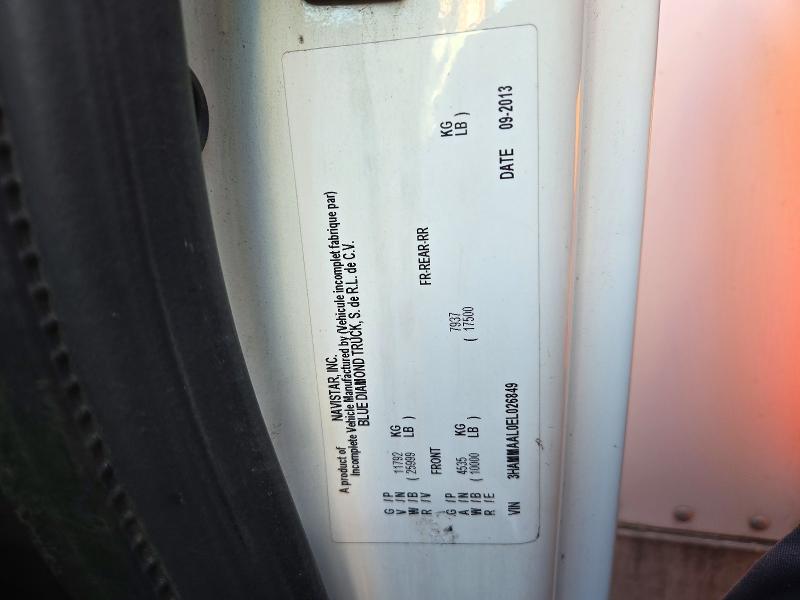 71711566 :رقم المزاد ، 3HAMMAAL0EL026849 vin ، 2014 International 4000 مزاد بيع
