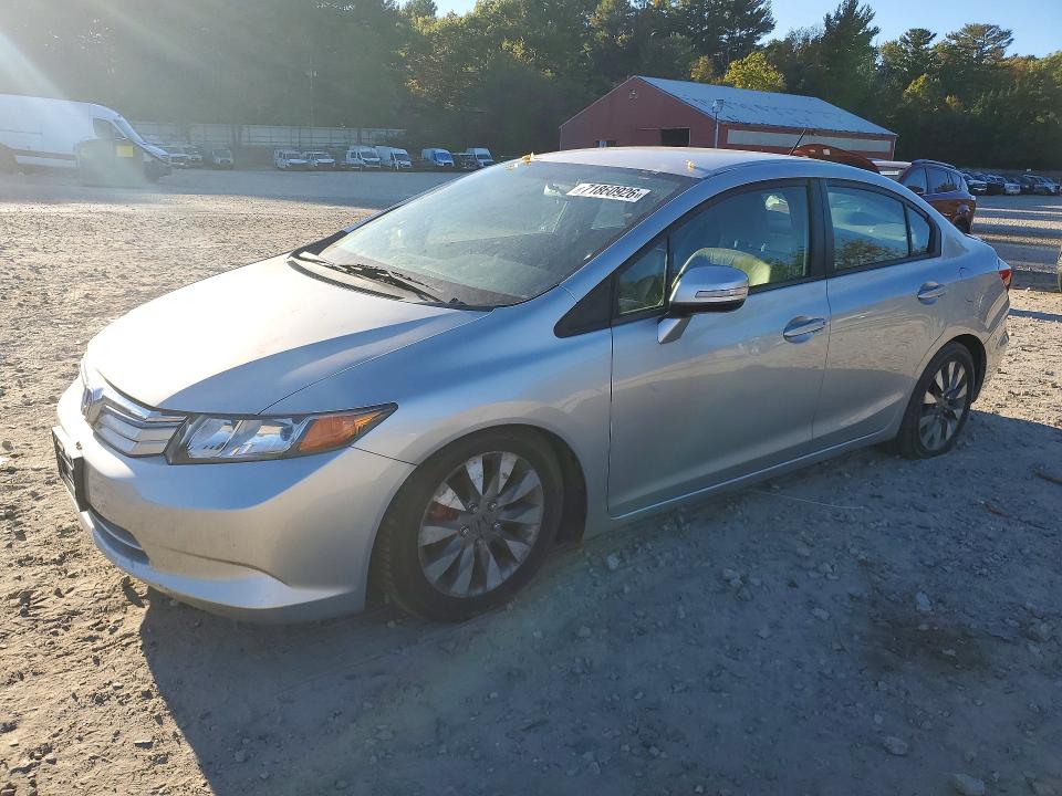 2012 Honda Civic მანქანა იყიდება აუქციონზე, vin: JHMFB4F33CS007352, აუქციონის ნომერი: 71860926