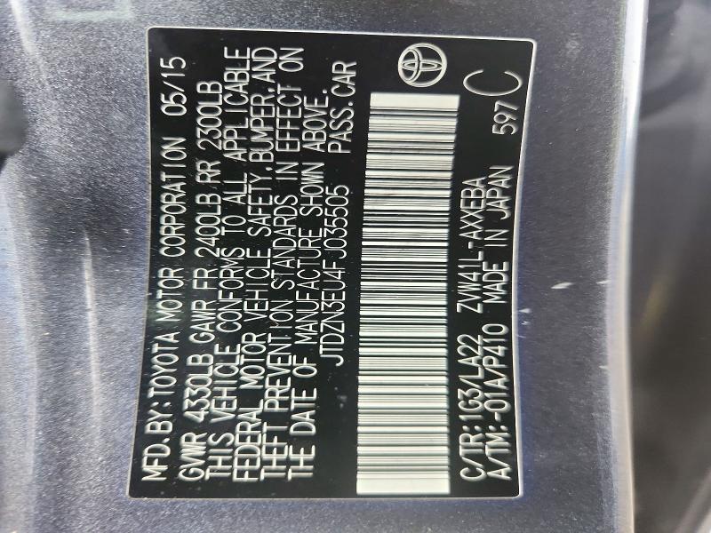 Продажа на аукционе авто 2015 Toyota Prius V, vin: JTDZN3EU4FJ035505, номер лота: 72211946