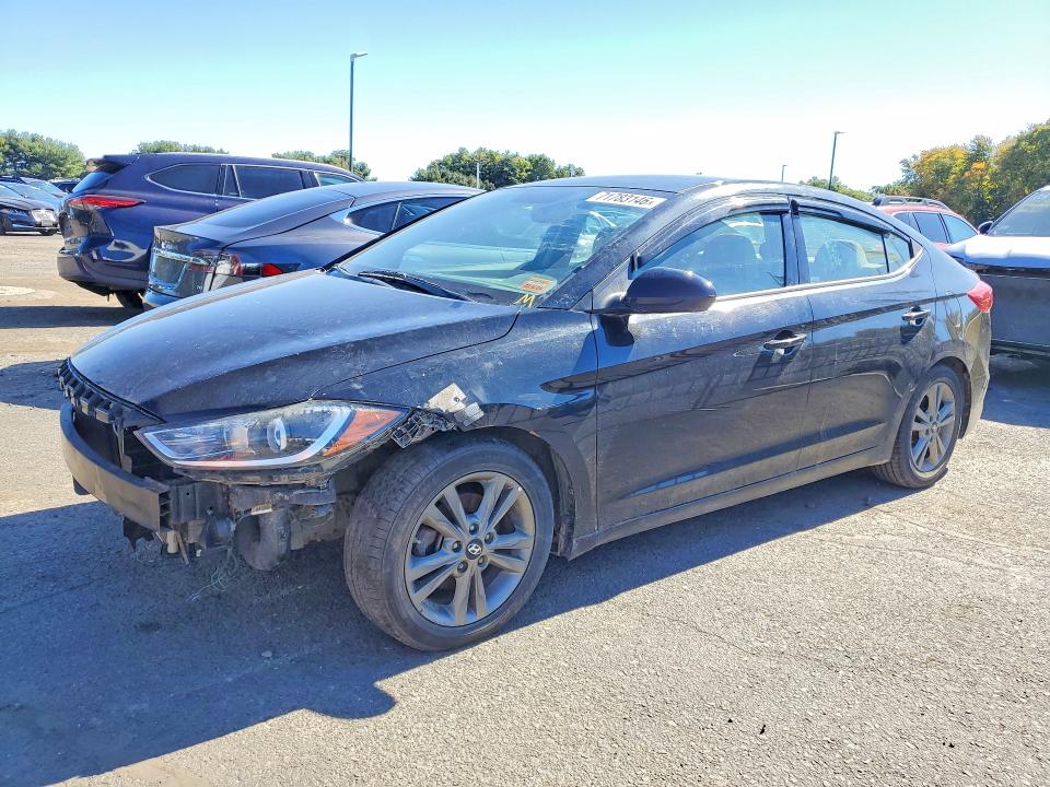 2018 Hyundai Elantra მანქანა იყიდება აუქციონზე, vin: 5NPD84LF1JH339808, აუქციონის ნომერი: 71783146