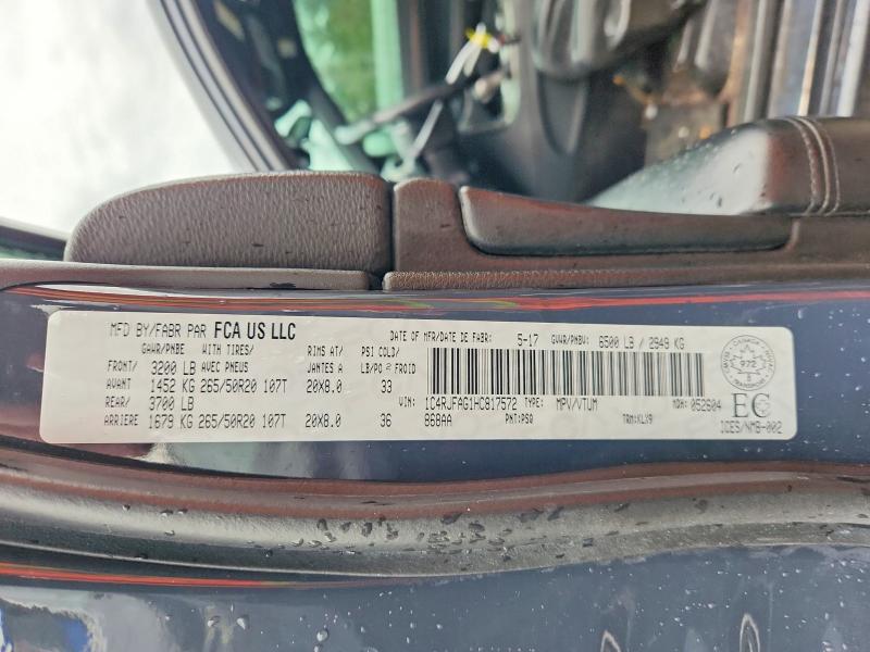 Aukcja sprzedaży 2017 Jeep Grand Cherokee, vin: 1C4RJFAG1HC817572, numer aukcji: 70849736