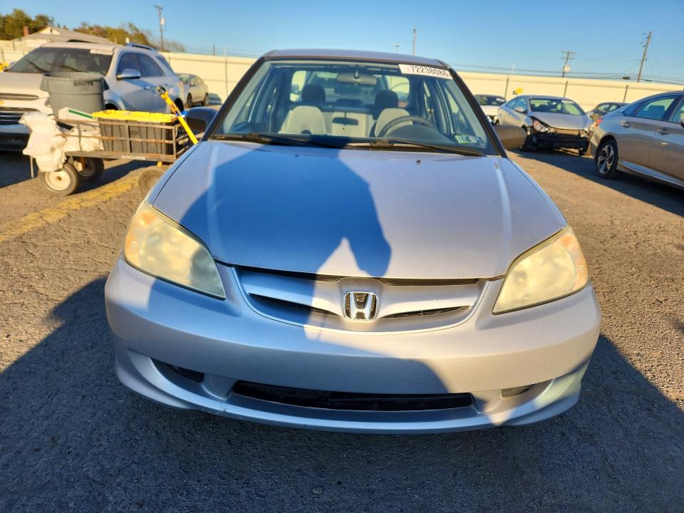 2005 Honda Civic მანქანა იყიდება აუქციონზე, vin: 1HGES16365L030229, აუქციონის ნომერი: 72238086