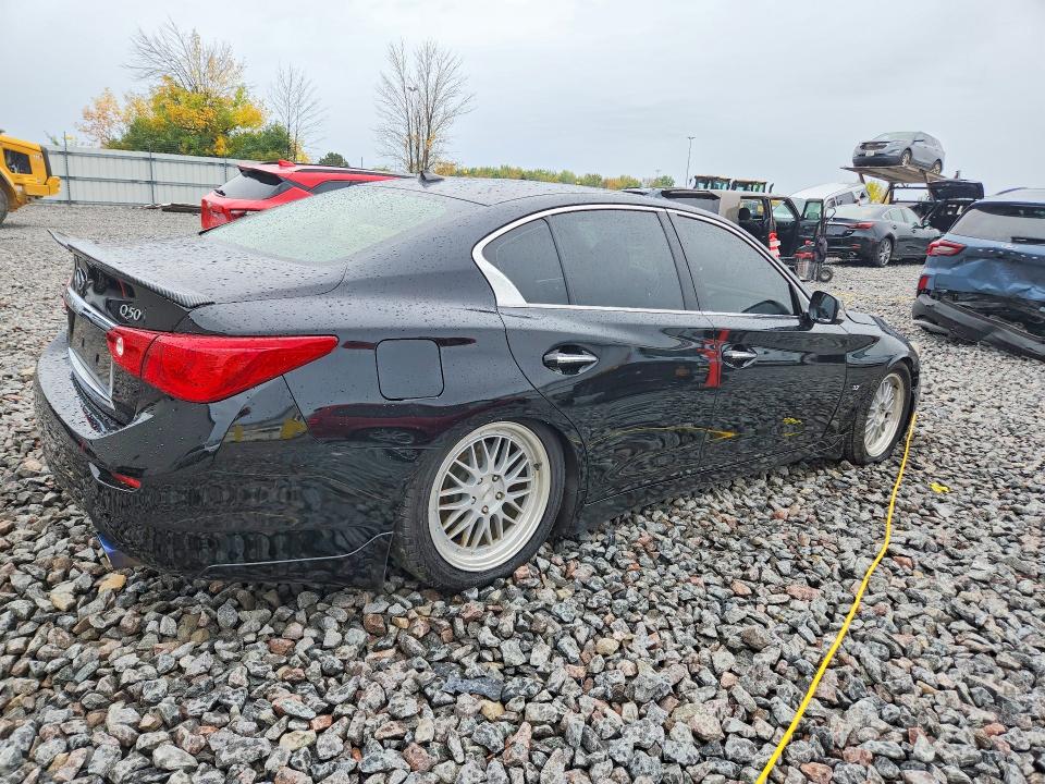 71000596 :رقم المزاد ، JN1BV7AR2EM687937 vin ، 2014 Infiniti Q50 مزاد بيع