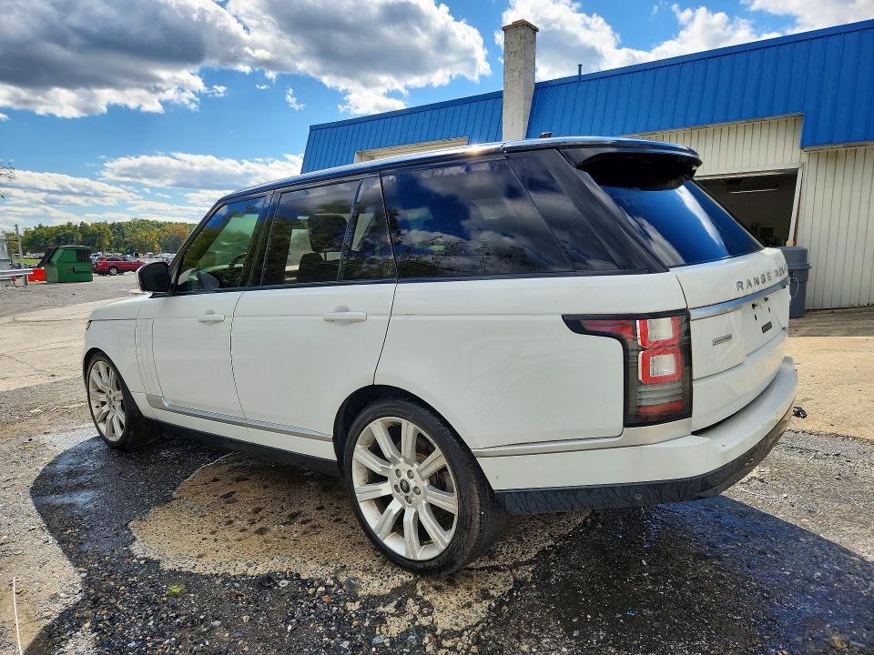 2016 Land Rover Range Rover მანქანა იყიდება აუქციონზე, vin: SALGS2EF9GA301462, აუქციონის ნომერი: 71820736