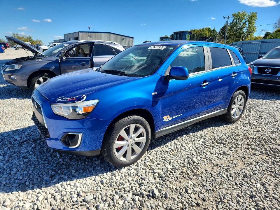 2015 Mitsubishi Outlander Sport მანქანა იყიდება აუქციონზე, vin: 4A4AP3AW7FE052721, აუქციონის ნომერი: 71475926