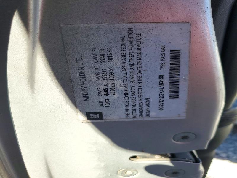 2004 Pontiac Gto მანქანა იყიდება აუქციონზე, vin: 6G2VX12GX4L183159, აუქციონის ნომერი: 74119136
