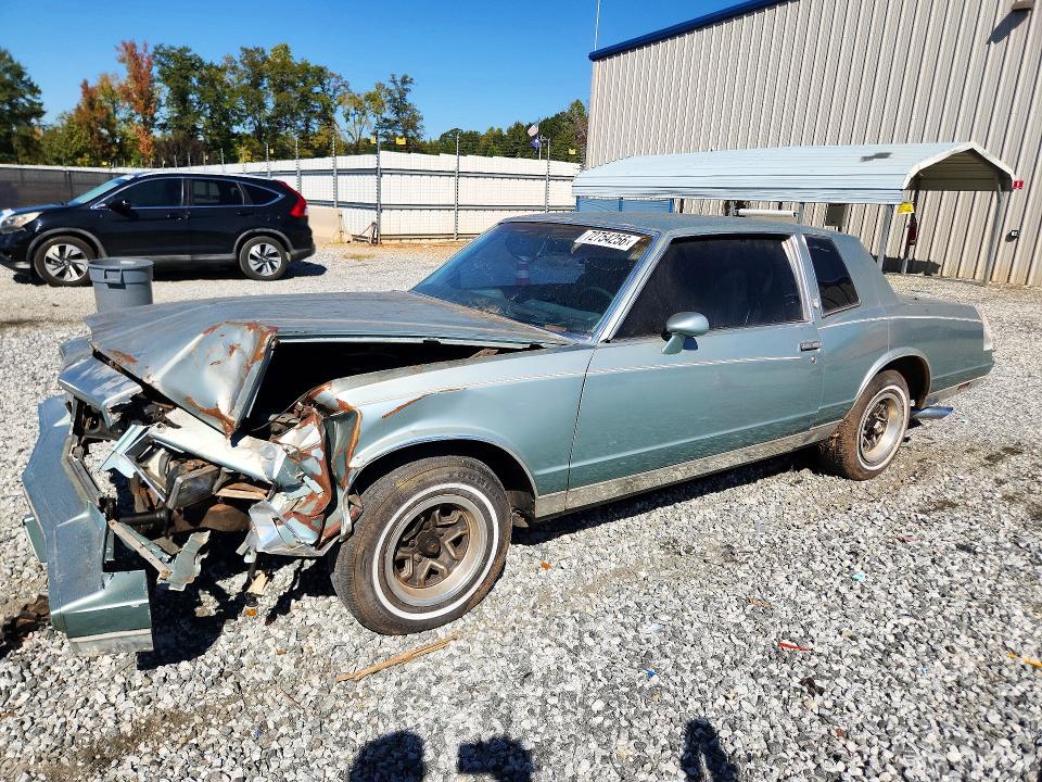Aukcja sprzedaży 1981 Chevrolet Monte Carlo, vin: 2G1AZ37K6B1413673, numer aukcji: 72754256