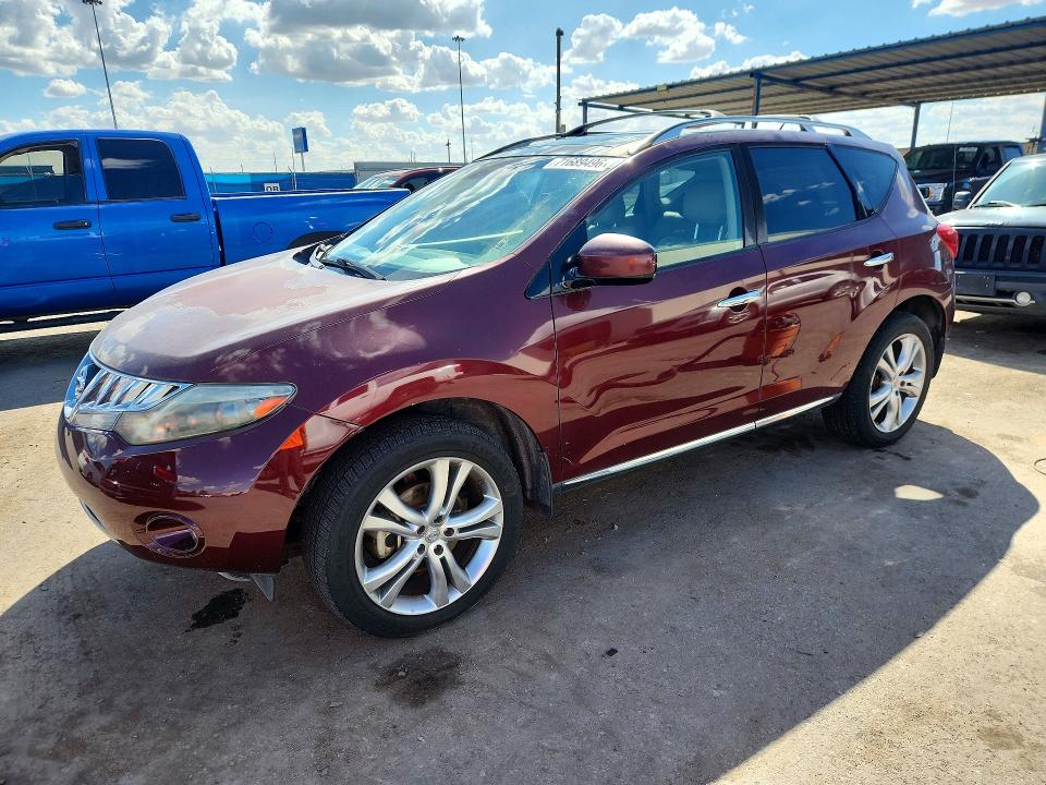 71689496 :رقم المزاد ، JN8AZ18W89W132012 vin ، 2009 Nissan Murano مزاد بيع