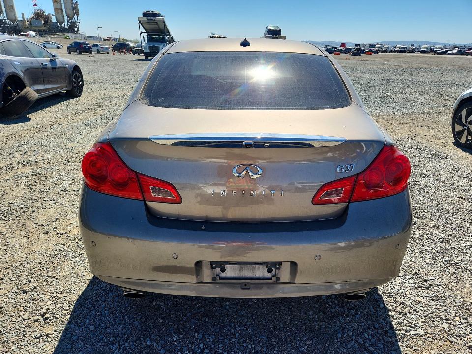 2011 Infiniti G37 Sedan მანქანა იყიდება აუქციონზე, vin: JN1CV6AP8BM504811, აუქციონის ნომერი: 71320756