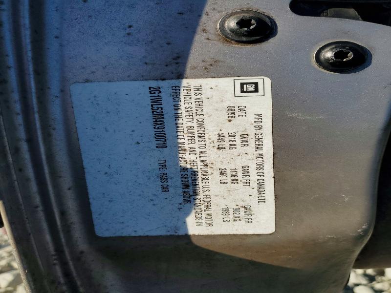 72769856 :رقم المزاد ، 2G1WL52M4X9100710 vin ، 1999 Chevrolet Lumina مزاد بيع