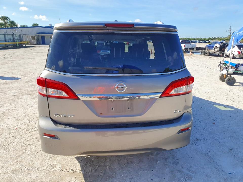2013 Nissan Quest მანქანა იყიდება აუქციონზე, vin: JN8AE2KPXD9061633, აუქციონის ნომერი: 71681056