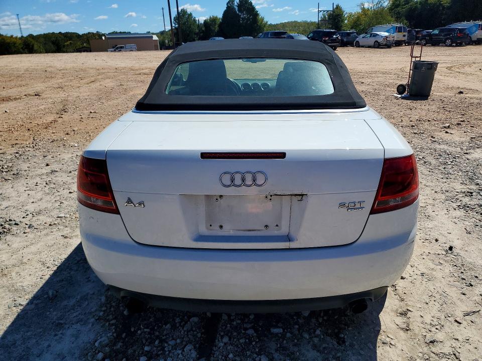 Продажа на аукционе авто 2007 Audi A4, vin: WAUDF48H87K033549, номер лота: 72986056