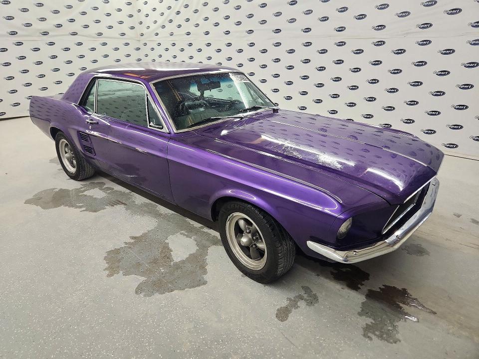 1967 Ford Mustang მანქანა იყიდება აუქციონზე, vin: 7R01T122893, აუქციონის ნომერი: 72349626