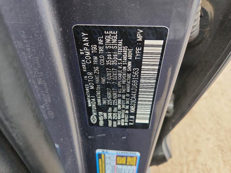 Продаж на аукціоні авто 2018 Hyundai Tucson, vin: KM8J3CA4XJU681563, номер лоту: 70927996