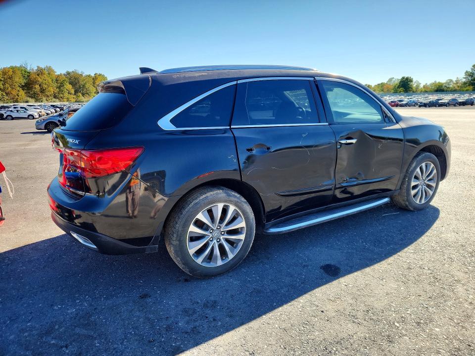 72114506 :رقم المزاد ، 5FRYD4H49GB042876 vin ، 2016 Acura Mdx مزاد بيع