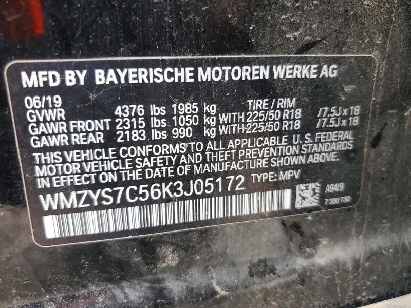 Продаж на аукціоні авто 2019 Mini Cooper, vin: WMZYS7C56K3J05172, номер лоту: 71363496
