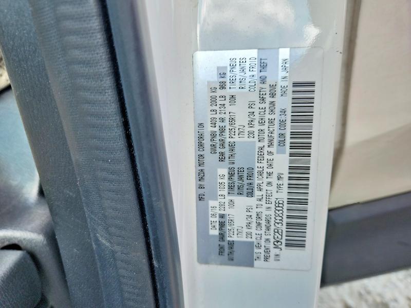 70111196 :رقم المزاد ، JM3KE2BY3G0830661 vin ، 2016 Mazda Cx-5 مزاد بيع