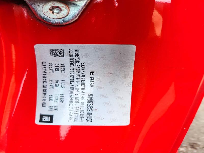 Aukcja sprzedaży 2015 Chevrolet Camaro, vin: 2G1FB1E39F9287455, numer aukcji: 74118166