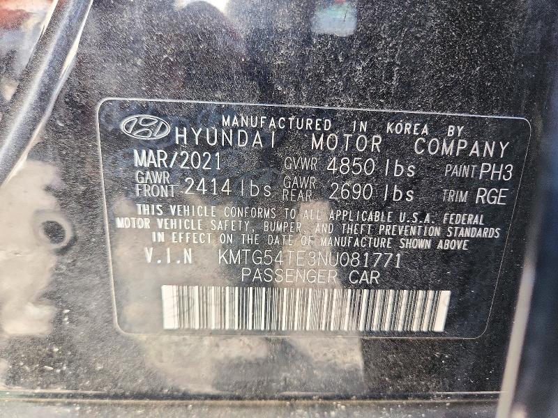 Продаж на аукціоні авто 2022 Genesis G70, vin: KMTG54TE3NU081771, номер лоту: 72697026