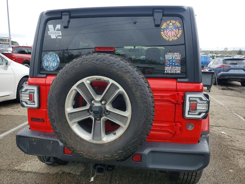 Auction sale of the 2020 Jeep Wrangler Unlimited, vin: 1C4HJXEN4LW293951, lot number: 70906566