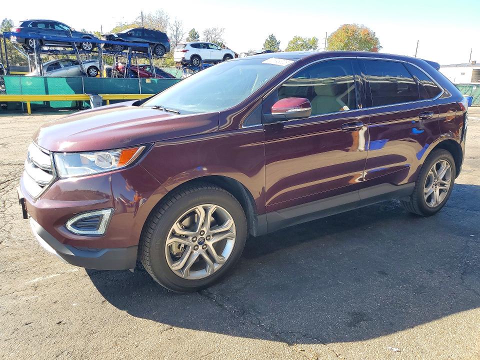 72595306 :رقم المزاد ، 2FMPK4K98JBC44356 vin ، 2018 Ford Edge مزاد بيع