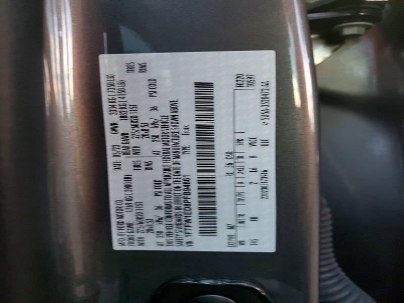 70108616 :رقم المزاد ، 1FTFW1ED8PFB94861 vin ، 2023 Ford F150 مزاد بيع