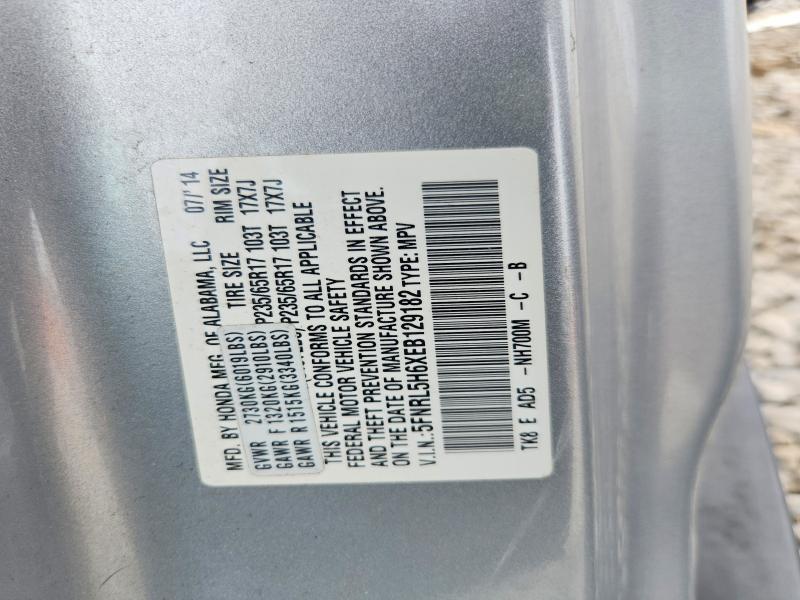 Aukcja sprzedaży 2014 Honda Odyssey, vin: 5FNRL5H6XEB129182, numer aukcji: 71469846