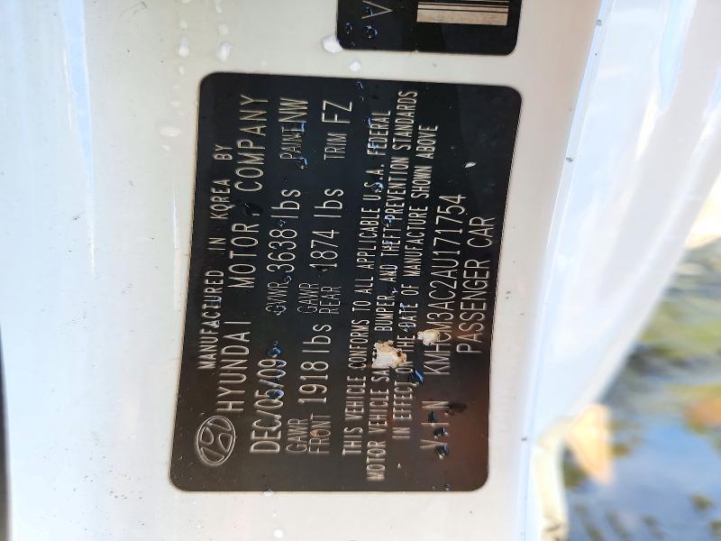 Продаж на аукціоні авто 2010 Hyundai Accent, vin: KMHCM3AC2AU171754, номер лоту: 72442156
