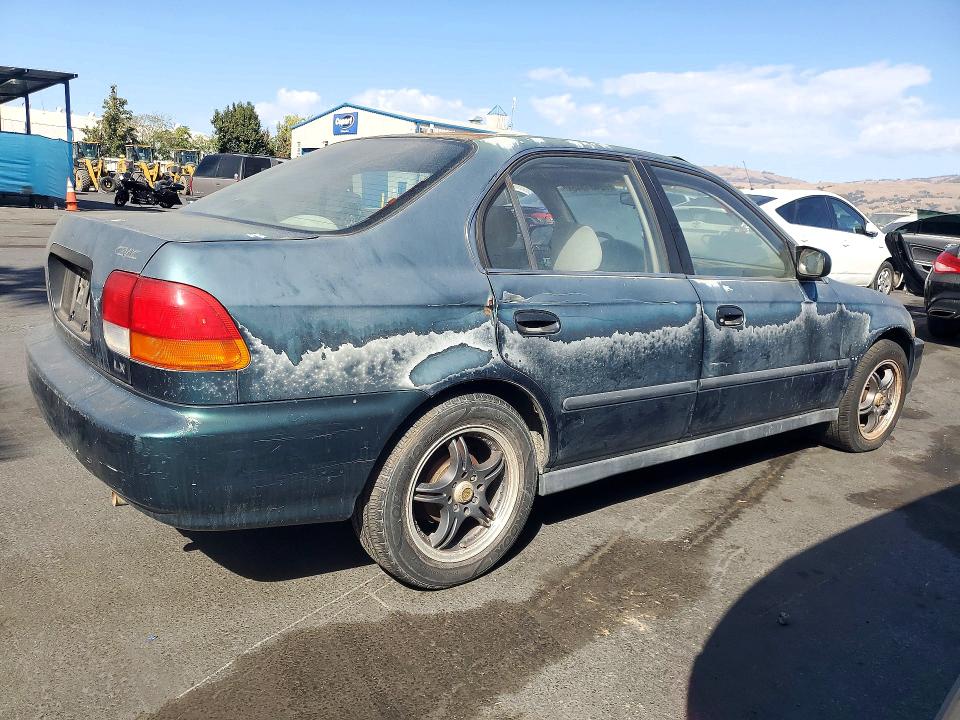 1998 Honda Civic მანქანა იყიდება აუქციონზე, vin: 2HGEJ6679WH622614, აუქციონის ნომერი: 72451546
