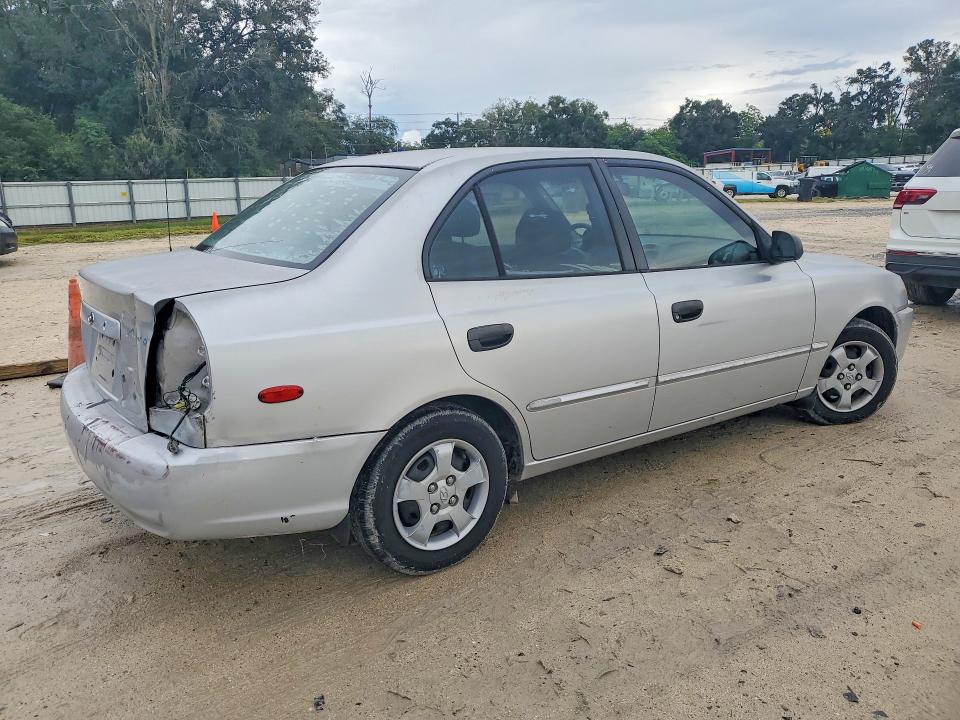 2001 Hyundai Accent მანქანა იყიდება აუქციონზე, vin: KMHCG45CX1U243727, აუქციონის ნომერი: 71768086