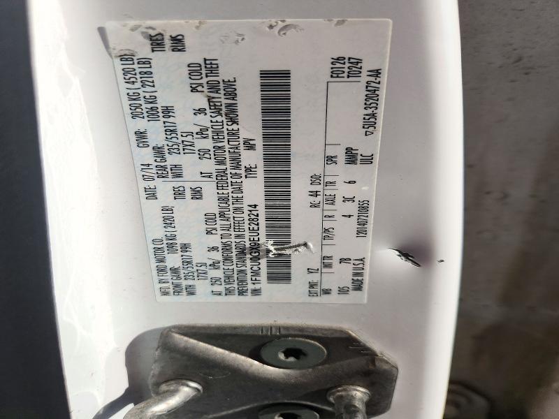 Продажа на аукционе авто 2014 Ford Escape, vin: 1FMCU0GX9EUE28214, номер лота: 72089576