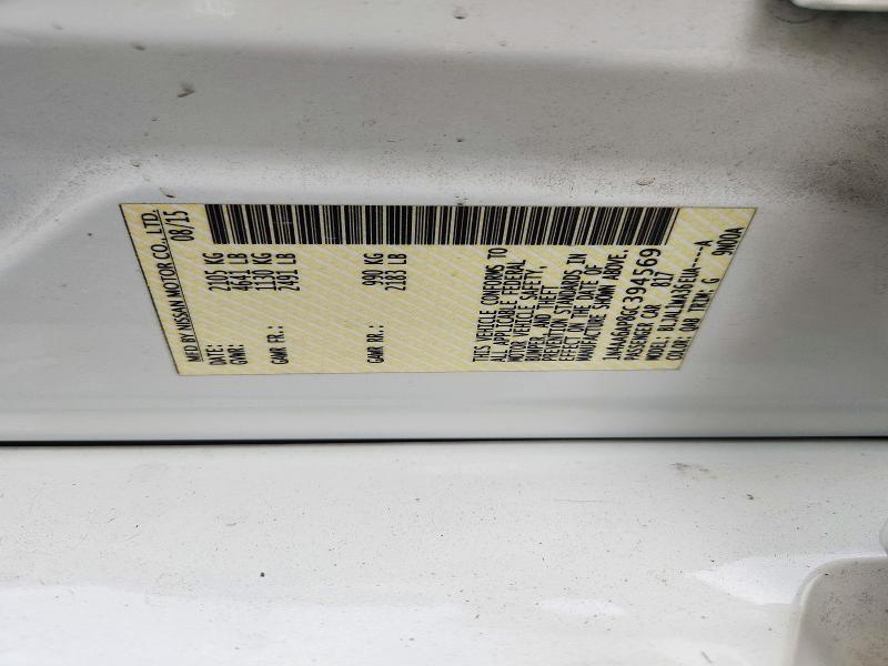 Продаж на аукціоні авто 2016 Nissan Maxima, vin: 1N4AA6AP8GC394569, номер лоту: 72354836