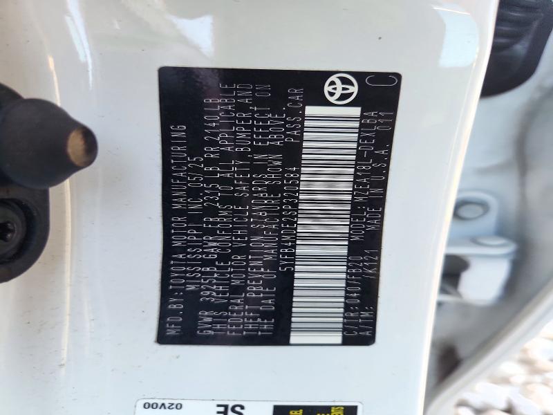 71867636 :رقم المزاد ، 5YFB4MDE2SP320584 vin ، 2025 Toyota Corolla مزاد بيع