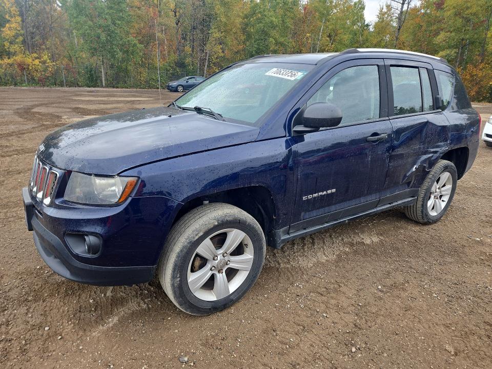 Продажа на аукционе авто 2014 Jeep Compass, vin: 1C4NJDAB0ED835607, номер лота: 70633756