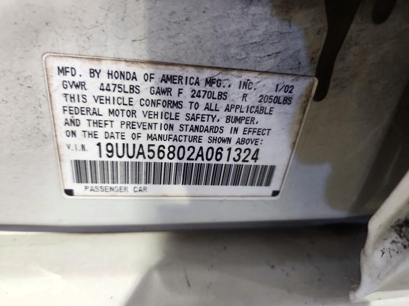 Продаж на аукціоні авто 2002 Acura 3.2tl, vin: 19UUA56802A061324, номер лоту: 71945086