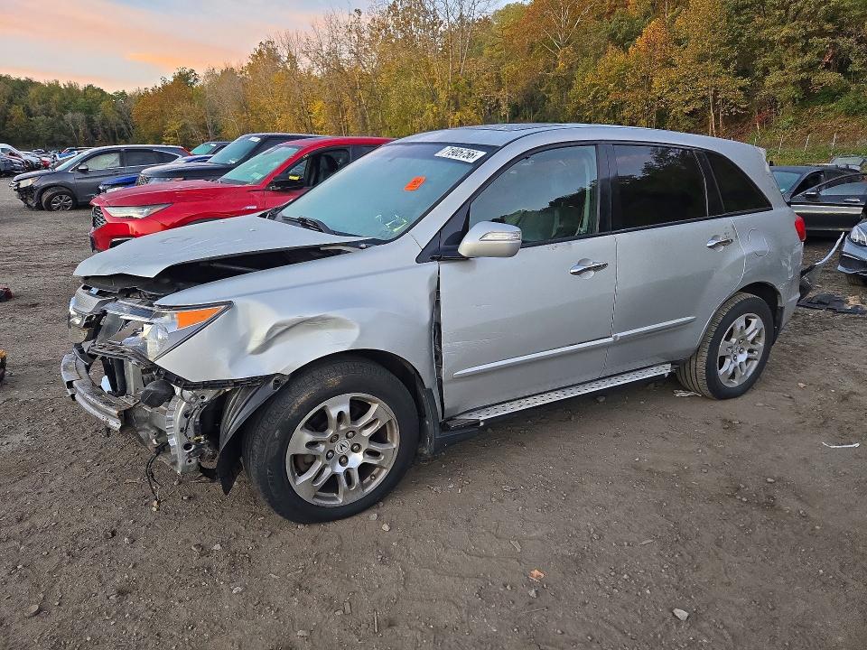 71905756 :رقم المزاد ، 2HNYD28609H515871 vin ، 2009 Acura Mdx مزاد بيع