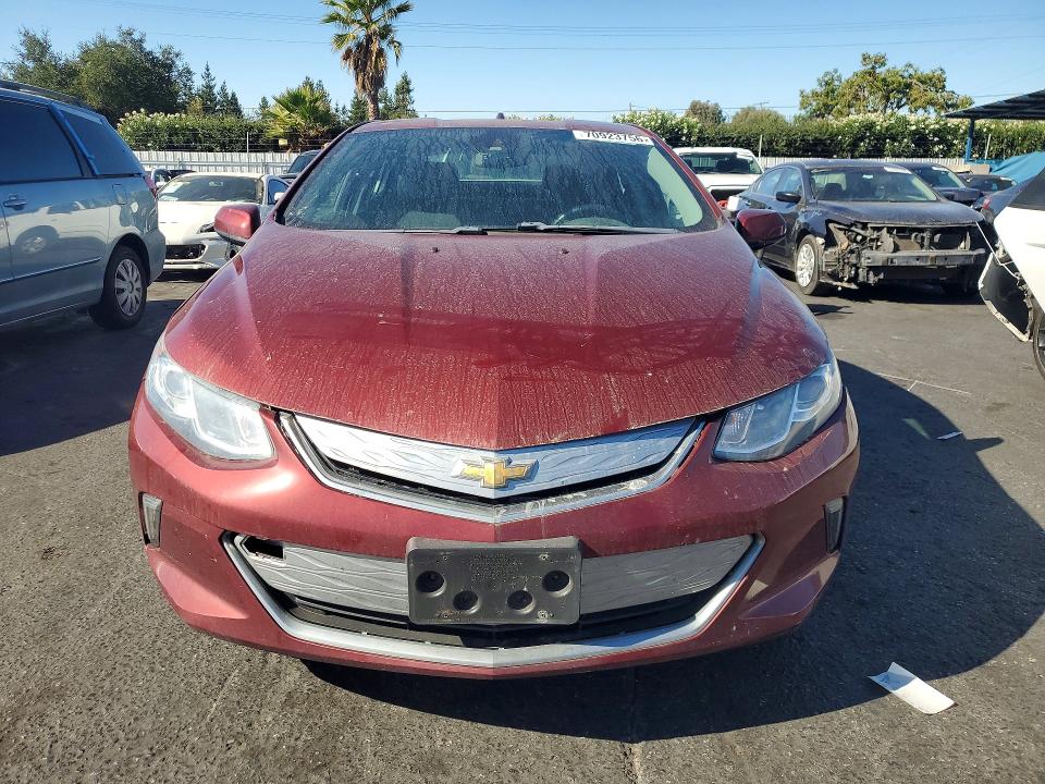70923756 :رقم المزاد ، 1G1RC6S5XHU115230 vin ، 2017 Chevrolet Volt مزاد بيع