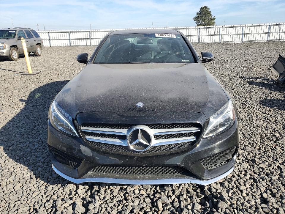 2015 Mercedes-benz C მანქანა იყიდება აუქციონზე, vin: 55SWF4KB2FU023867, აუქციონის ნომერი: 74022676