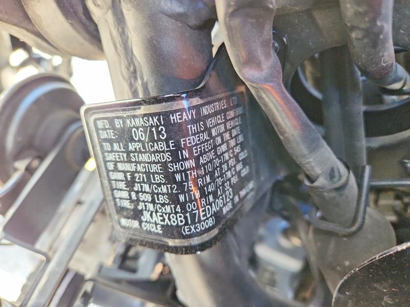Продаж на аукціоні авто 2014 Kawasaki Ex300, vin: JKAEX8B17EDA06123, номер лоту: 70303106