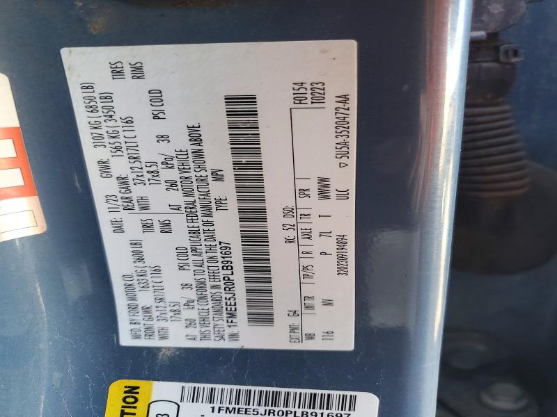 72550046 :رقم المزاد ، 1FMEE5JR0PLB91697 vin ، 2023 Ford Bronco مزاد بيع
