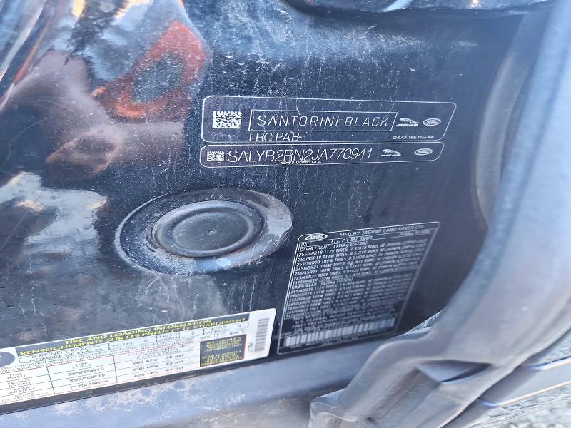Продажа на аукционе авто 2018 Land Rover Range Rover Velar, vin: SALYB2RN2JA770941, номер лота: 72761336