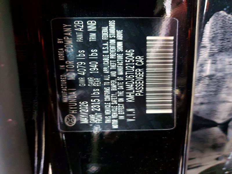 2026 Hyundai Elantra Hybrid მანქანა იყიდება აუქციონზე, vin: KMHLM4DJ6TU215046, აუქციონის ნომერი: 71460666