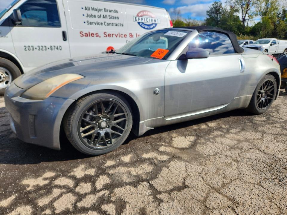 2004 Nissan 350z მანქანა იყიდება აუქციონზე, vin: JN1AZ36A14M252885, აუქციონის ნომერი: 72412816