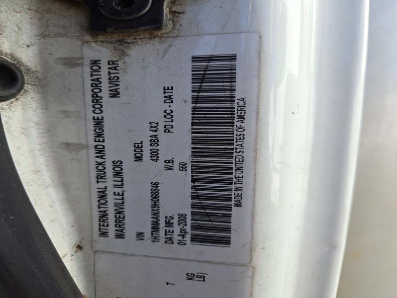 Продажа на аукционе авто 2009 International 4000, vin: 1HTMMAANX9H068846, номер лота: 73160786