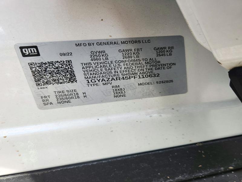 Aukcja sprzedaży 2023 Cadillac Xt4, vin: 1GYAZAR45PF110632, numer aukcji: 72426946