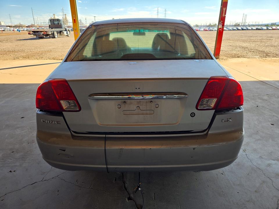 2003 Honda Civic მანქანა იყიდება აუქციონზე, vin: 2HGES15623H534248, აუქციონის ნომერი: 72730646