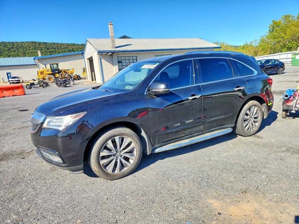 2016 Acura Mdx მანქანა იყიდება აუქციონზე, vin: 5FRYD4H49GB042876, აუქციონის ნომერი: 72114506